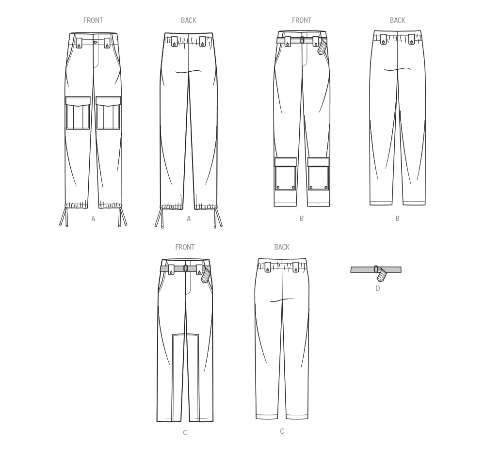 Simplicity Sewing Pattern 9852 Misses' Trousers