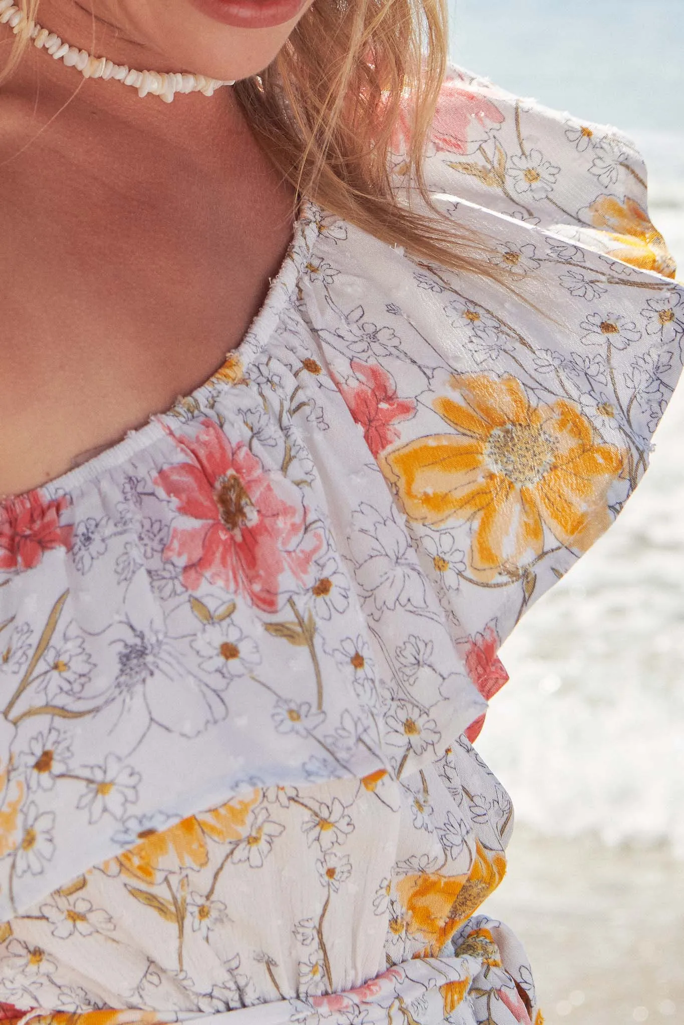 Spring Bloom Floral One Shoulder Mini Dress