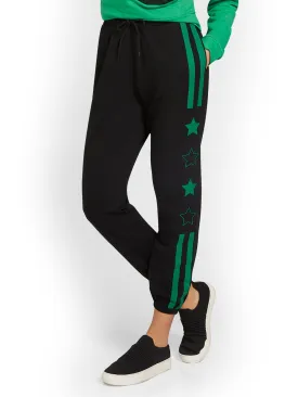 Star-Print French Terry Jogger Pant