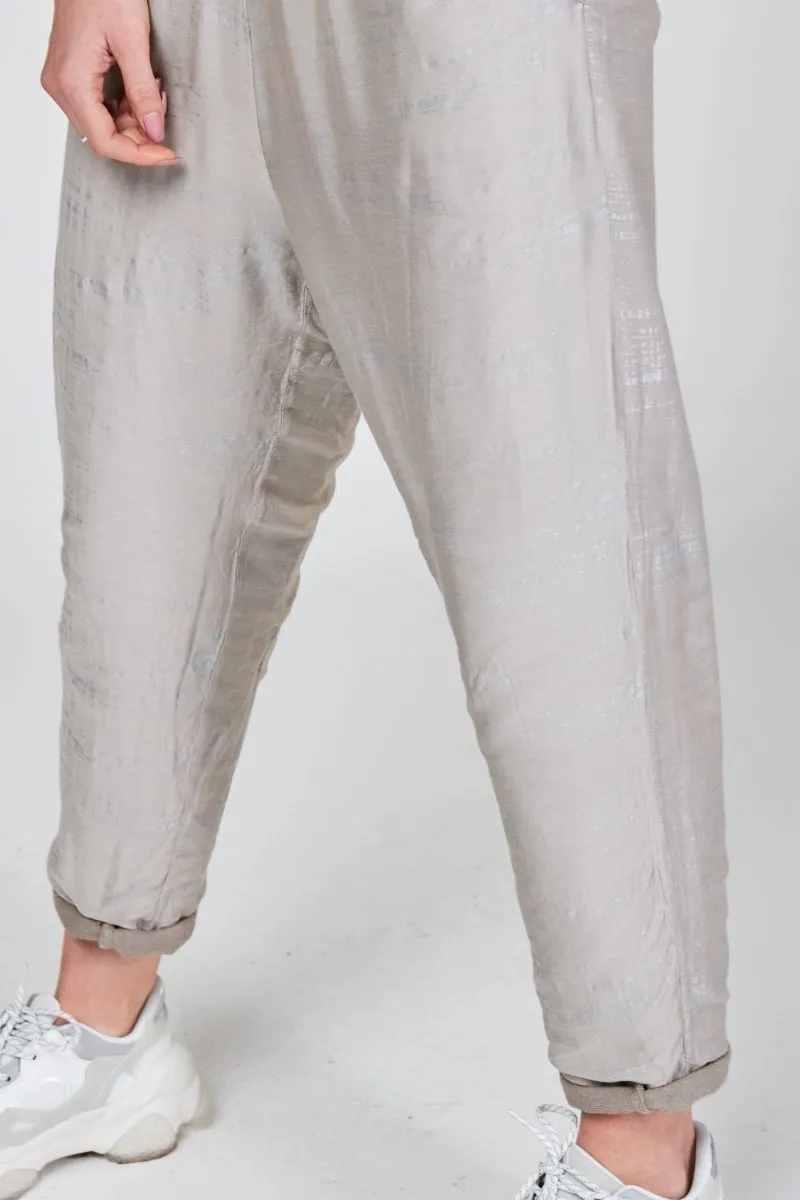 Static Raw Elastic Sweatpant