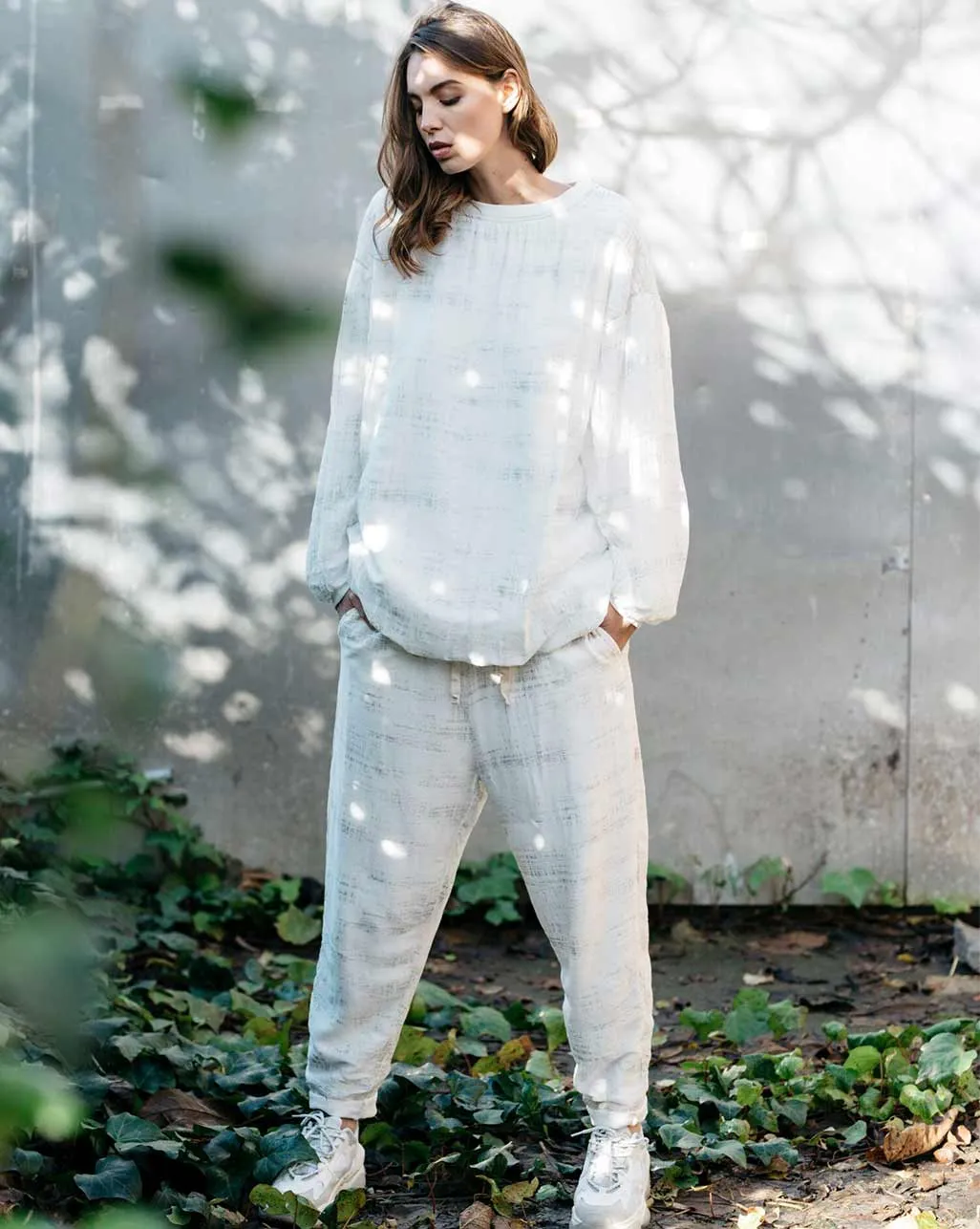 Static Raw Elastic Sweatpant