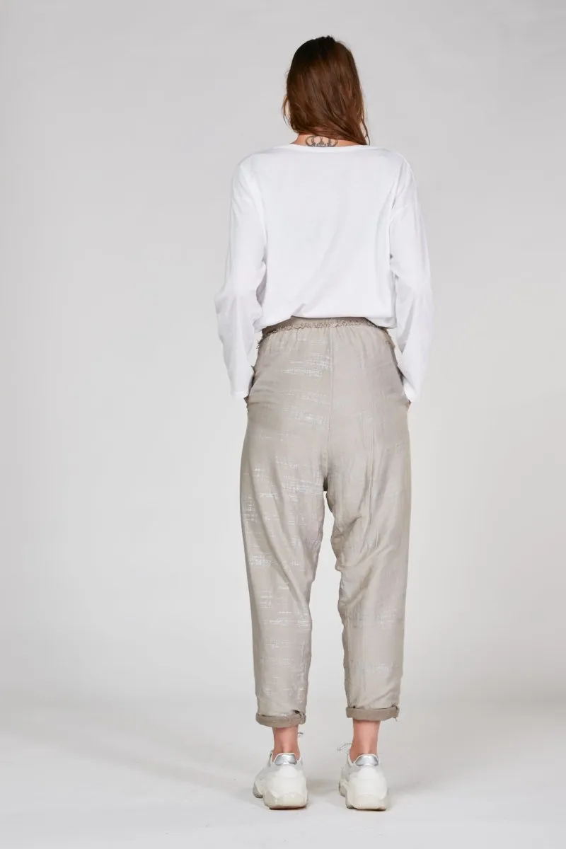 Static Raw Elastic Sweatpant