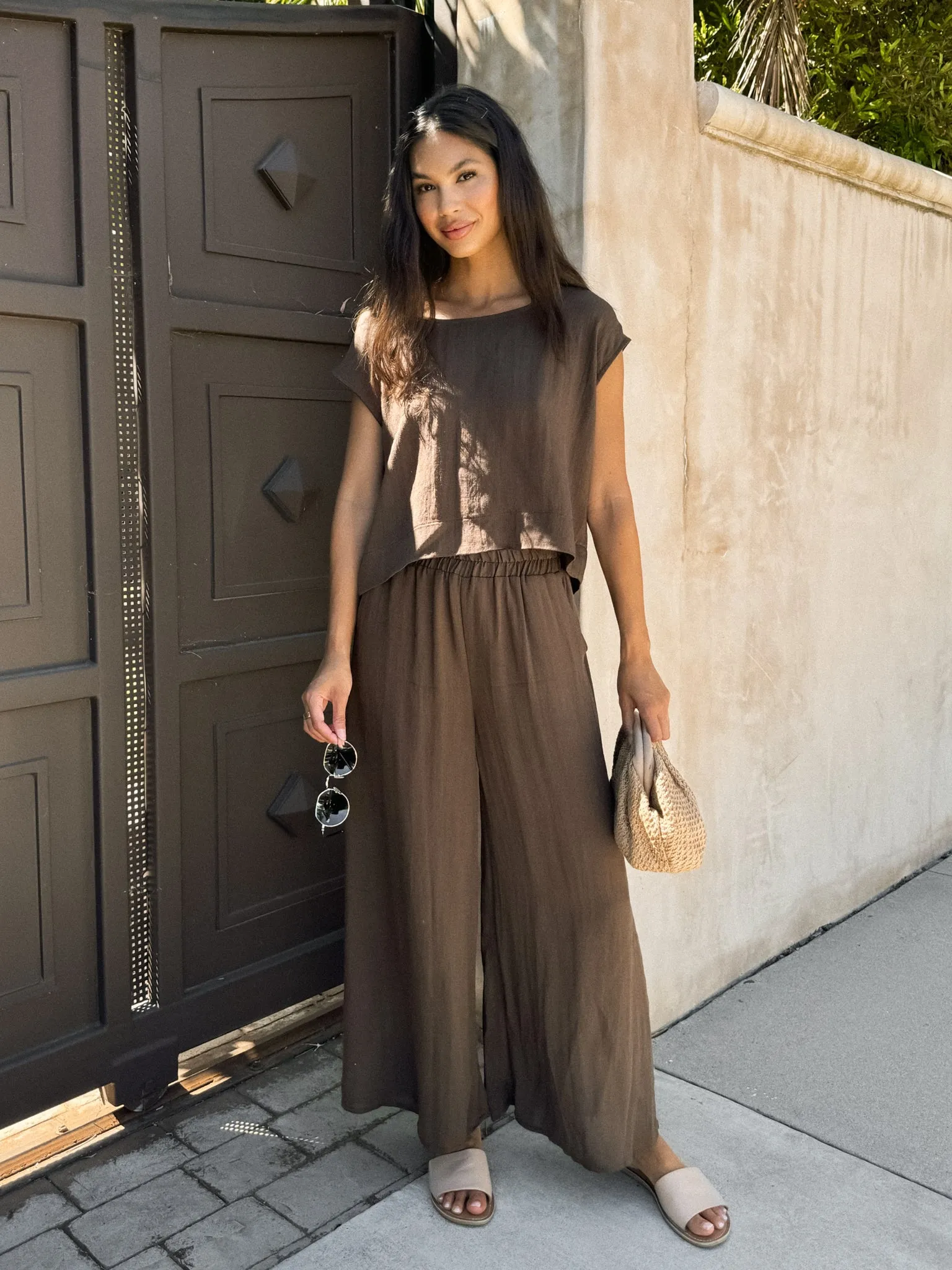 Teddy Woven Boxy Top