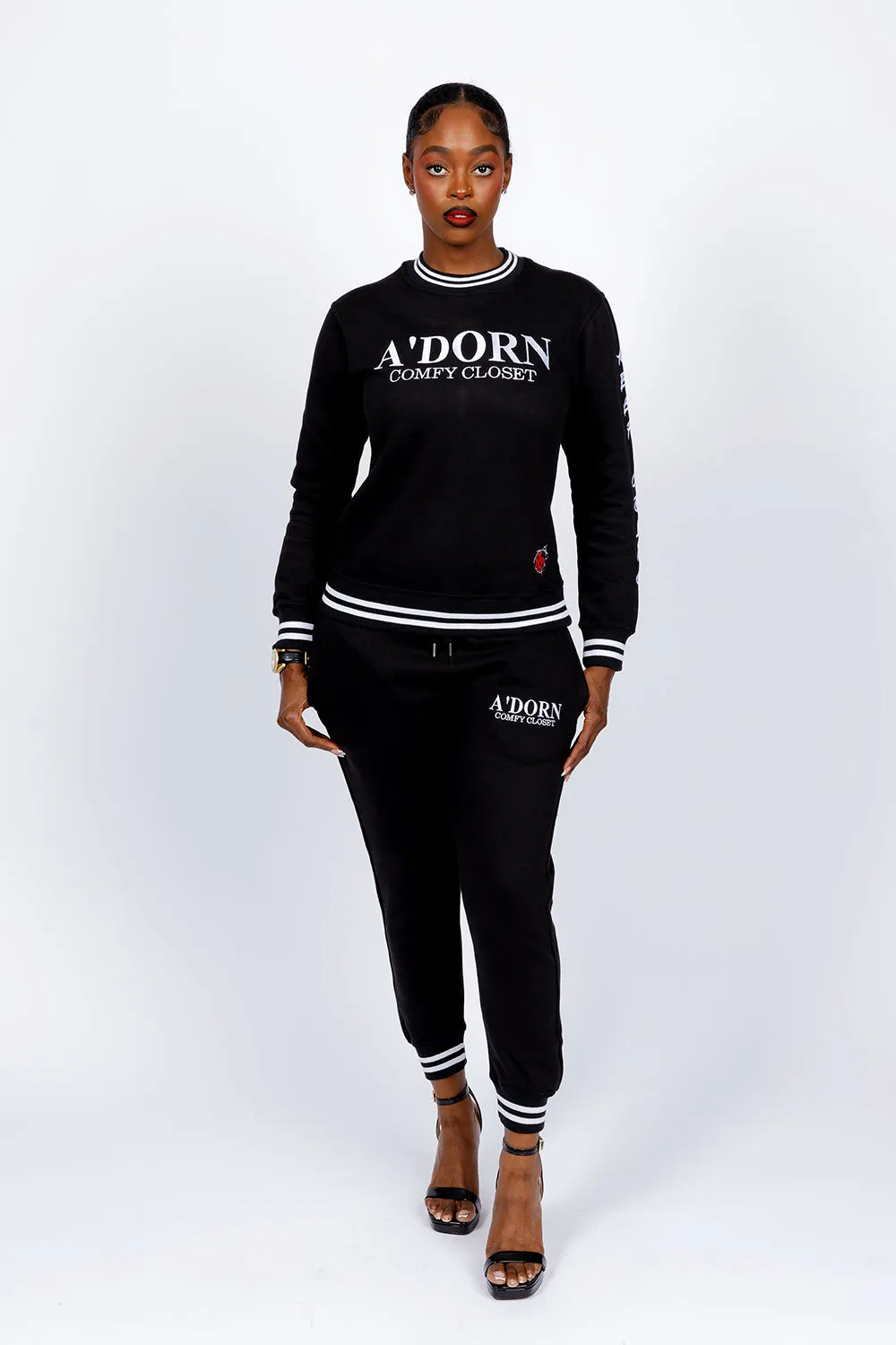 THE ASHLEY COLLECTION- WOMEN'S LUXURY SIGNATURE LOUNGEWEAR JOGGER SET