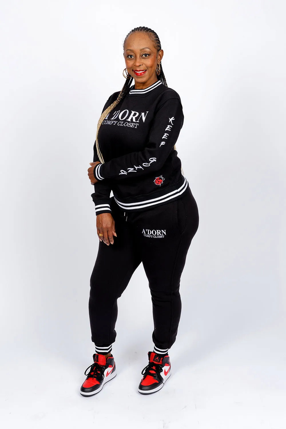 THE ASHLEY COLLECTION- WOMEN'S LUXURY SIGNATURE LOUNGEWEAR JOGGER SET