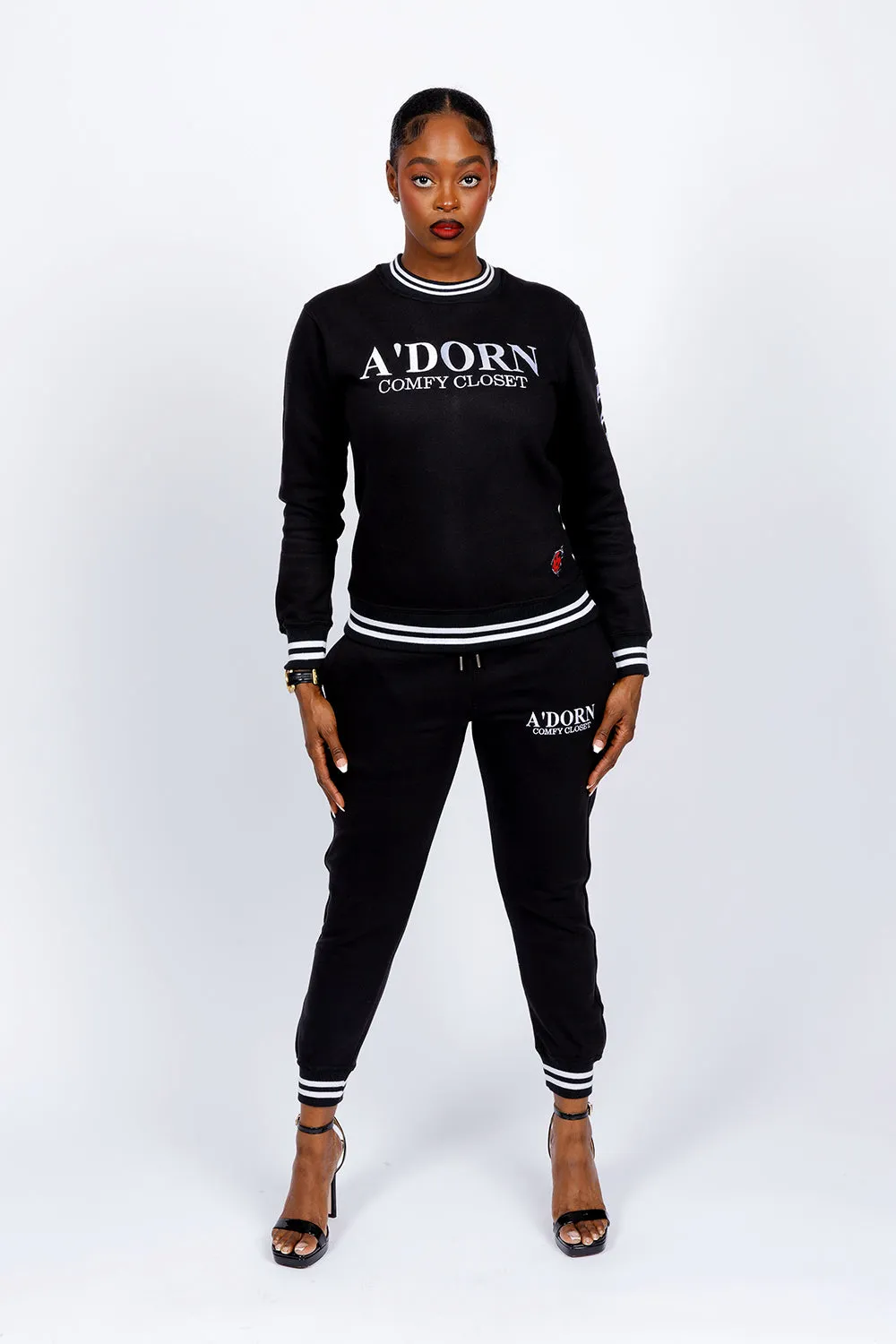 THE ASHLEY COLLECTION- WOMEN'S LUXURY SIGNATURE LOUNGEWEAR JOGGER SET