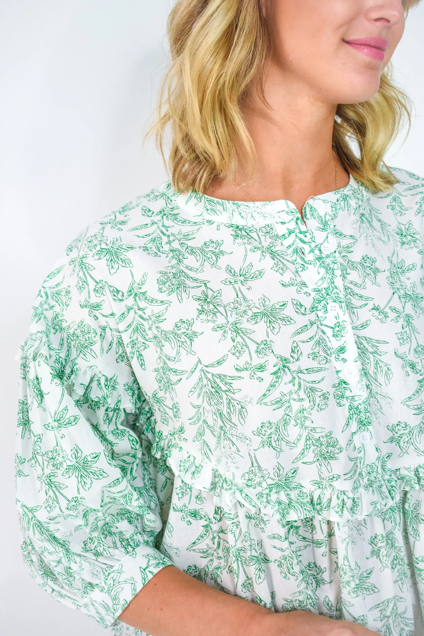 Tier Today Floral Mini Dress