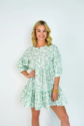 Tier Today Floral Mini Dress