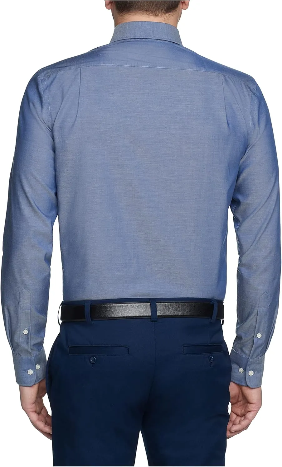 Tommy Hilfiger Men's Non Iron Solid Button Down Collar Shirt - Amazon Exclusive