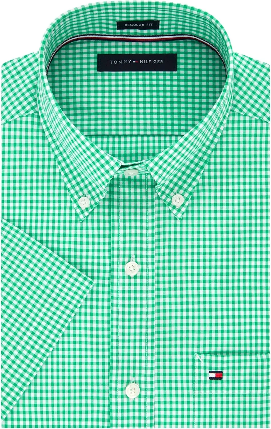 Tommy Hilfiger Men's Short Sleeve Button-Down Shirt - Amazon Exclusive