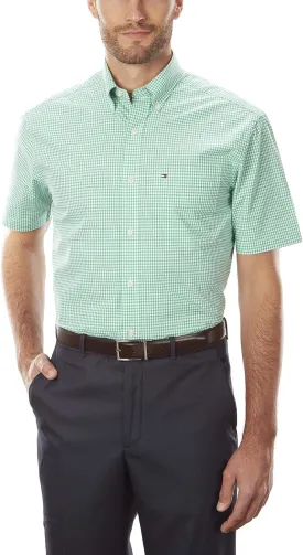 Tommy Hilfiger Men's Short Sleeve Button-Down Shirt - Amazon Exclusive