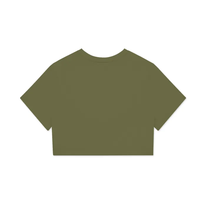 Touch of India Women's Boxy Cotton Cropped Tee