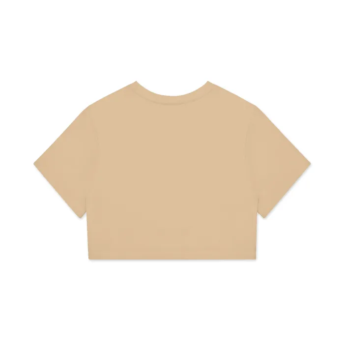 Touch of India Women's Boxy Cotton Cropped Tee