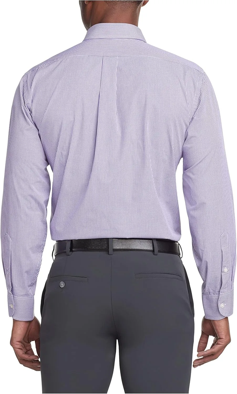 Van Heusen Men's Regular Fit Gingham Button Down Collar Dress Shirt - Amazon Exclusive